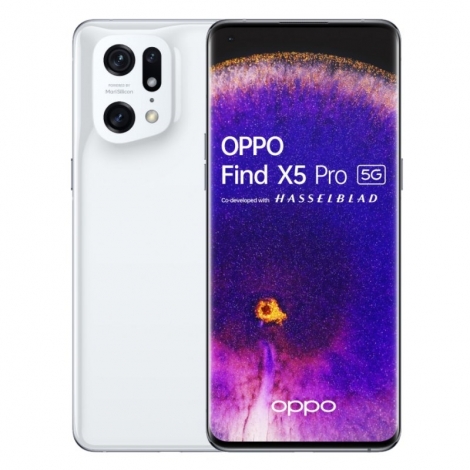 Smartphone Oppo Find X5 PRO 6.7" OC 12GB 256GB 5G Android 12 Ceramic White