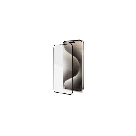 Protector Celly Cristal Templado 3D Black para iPhone 16