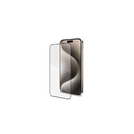 Protector Celly Cristal Templado 3D Black para iPhone 16 PRO MAX