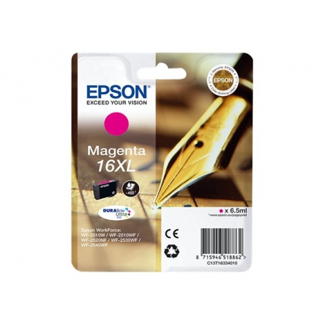 Cartucho Epson 16XL Magenta WF-2010 WF-2520 WF-2530 WF-2054