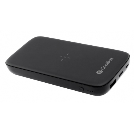 Bateria Externa Universal Coolbox QI 10.000MAH USB USB-C Micro USB Lightning