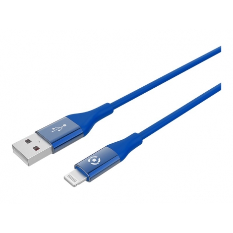 Cable Celly USB Macho / Lightning Macho 1M Blue