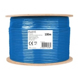 Cable Ewent red CAT 6A UTP Solido Bobina 100M