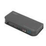 Conmutador KVM Digitus 2X1 DP HDMI USB Audio