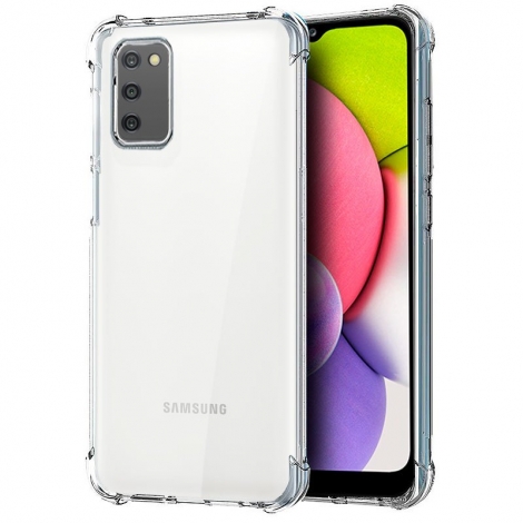 Funda Movil Back Cover Cool Antishock Transparente Samsung Galaxy A03S A037