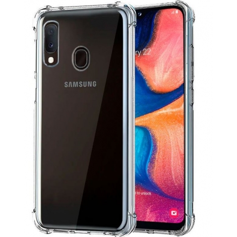 Funda Movil Back Cover Cool Antishock Transparente Samsung Galaxy A20E A202