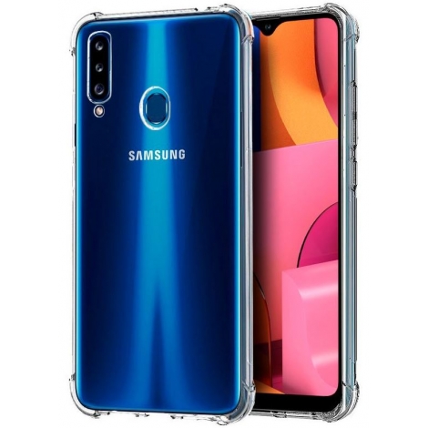 Funda Movil Back Cover Cool Antishock Transparente Samsung Galaxy A20S A207