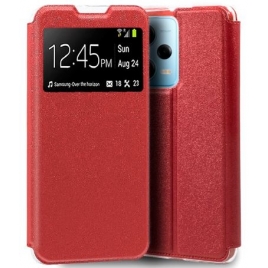 Funda Movil Cool Flip Cover Window red Xiaomi Redmi Note 12 PRO 5G