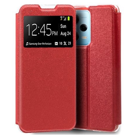 Funda Movil Cool Flip Cover Window red Xiaomi Redmi Note 12 PRO 5G