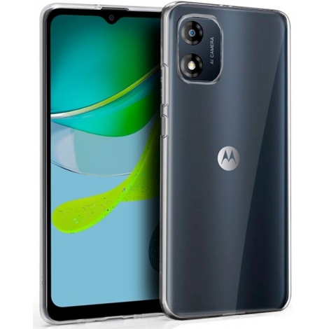 Funda Movil Back Cover Cool Silicona Transparente Motorola Moto E13