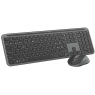 Teclado + Mouse Logitech Wireless Signature Slim MK950 Graphite