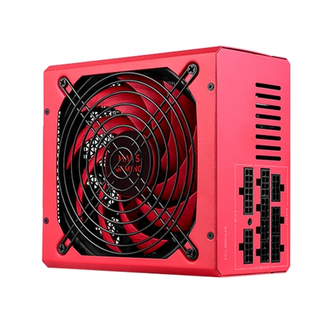 Fuente de Alimentacion ATX 750W Mars Gaming Vulcano 80+ Silver Modular PFC Activo red