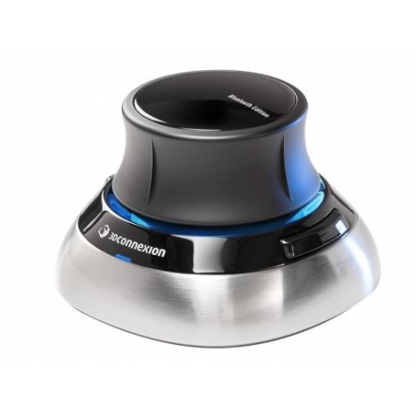 Mouse 3D Connexion Spacemouse Wireless Bluetooth Silver / Black