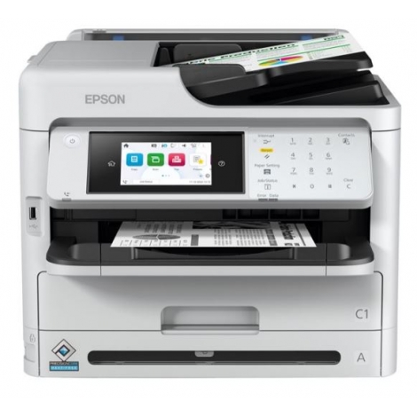 Impresora Epson Multifuncion Workforce PRO WF-M5899DWF 25PPM ADF Duplex LAN WIFI FAX White