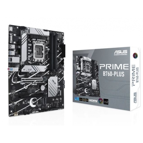 Placa Base Asus Intel Prime B760-PLUS Socket 1700 ATX Grafica DDR5 M.2 Glan USB 3.2 USB-C