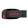 Memoria USB 128GB Sandisk Cruzer Blade Black / red