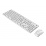 Teclado + Mouse Logitech Wireless MK295 Silent White