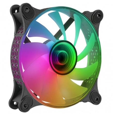 Ventilador 12CM 120X120x25mm Mars Gaming MF-3D Argb Black