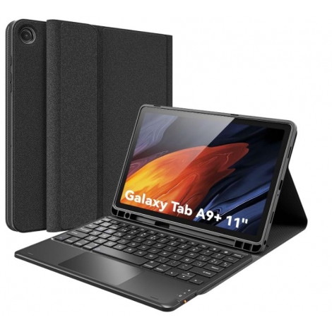 Funda Tablet HT Folio + Teclado Bluetooth Black Samsung Galaxy TAB A9+ 11"