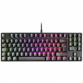 Teclado Mars Gaming Mkrevopro Keyboard Mechanical Switches PRO Iluminado RGB Completo Black
