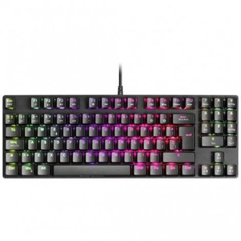 Teclado Mars Gaming Mkrevopro Keyboard Mechanical Switches PRO Iluminado RGB Completo Black