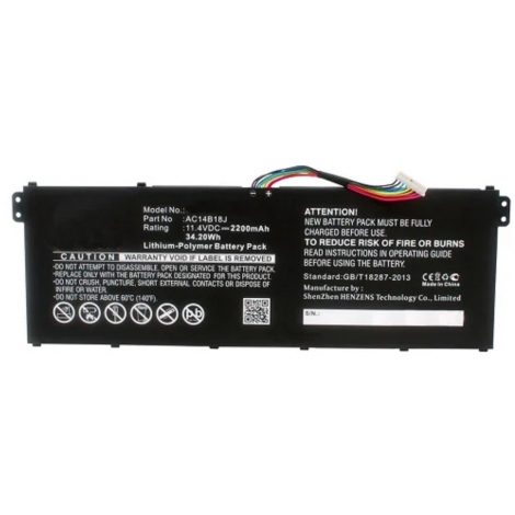 Bateria Portatil Compatible 2200MAH 11.4V para Acer Aspire E3-112