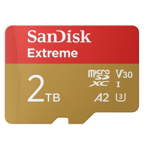 Memoria Micro SD 2TB Sandisk Extreme U3 V30