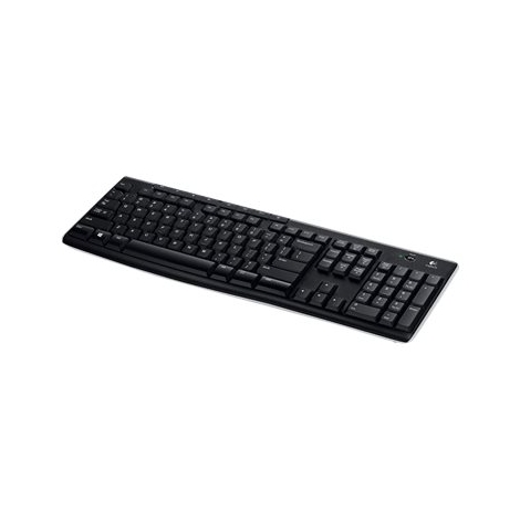 Teclado Logitech Wireless K270 Keyboard Black