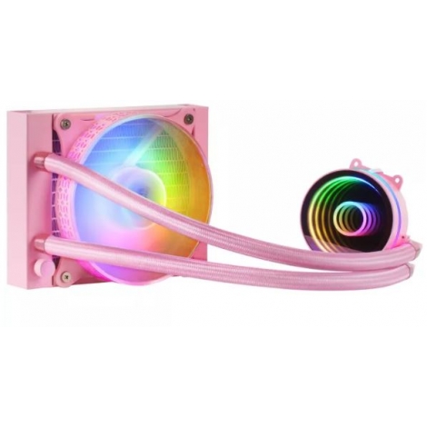 KIT Refrigeracion Liquida CPU Mars Gaming Mlone120 Pink RGB 2011/1200/1155/1151/775 Am5/Am4/Am3/Am2
