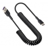 Cable Kablex USB 3.1 Macho / USB-C Macho Espiral 1.5M