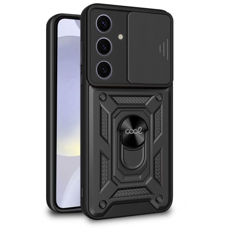 Funda Movil Back Cover Cool Hard Ring Black Galaxy S24 S921