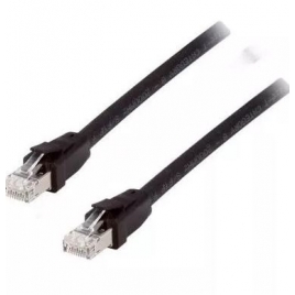 Cable Equip red RJ45 CAT 8 5M Black