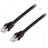 Cable Equip red RJ45 CAT 8 5M Black