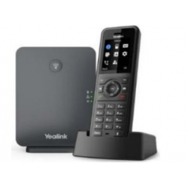 Telefono IP Yealink W77P Black + Base W70B Black