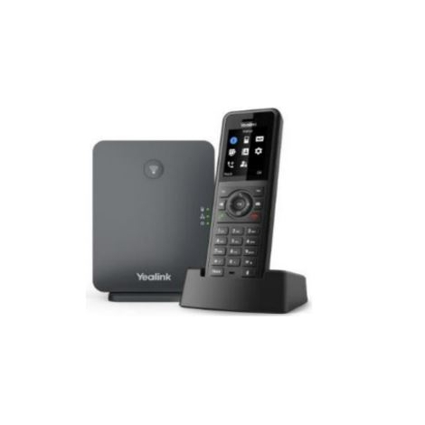 Telefono IP Yealink W77P Black + Base W70B Black