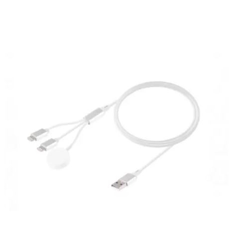 Cable Carga Kablex Magnetico Apple Watch + 2 X Cable Lightning 1M