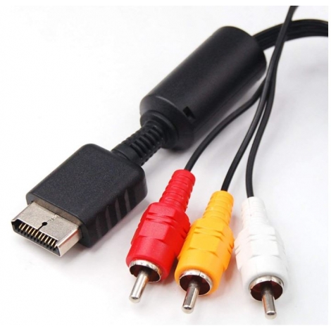 Cable Kablex RCA Macho / Playstation Macho 1.5M Black