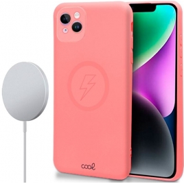 Funda Movil Back Cover Cool Magnetica Silicona Pink iPhone 14