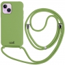 Funda Movil Back Cover Cool Silicona Pistachio Green + Cordon Pistachio Green iPhone 14