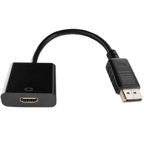 Adaptador Gembird DisplayPort Macho / HDMI Hembra Black