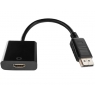 Adaptador Gembird DisplayPort Macho / HDMI Hembra Black