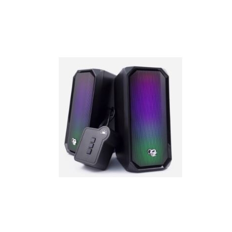 Altavoces Coolbox Deepgaming R205 PC 2.0 6W USB RGB Black