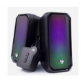Altavoces Coolbox Deepgaming R205 PC 2.0 6W USB RGB Black