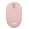 Mouse Nilox Wireless 1000DPI 3 Botones Pink