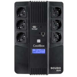 S.A.I. Coolbox Scudo 3 800VA 480W USB Schuko