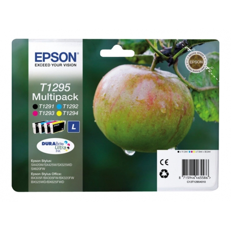 Cartucho Epson T1295 Multipack Stylus Office BX305F Bx305fw Bx320fw Bx525wd Bx625fwd