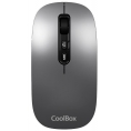 Mouse Coolbox Wireless IA W02 Bluetooth USB Grey