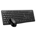 Teclado + Mouse Coolbox Multimedia Wireless USB Black