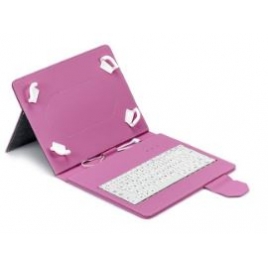 Funda Tablet + Teclado Maillon Urban Keyboard USB-C Universal Hasta 11" Pink