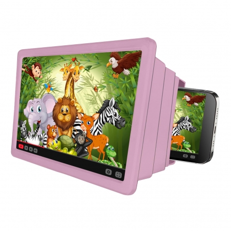 Lupa Pantalla Telefono Celly Kidsmovie 8" Pink